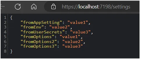 IOptions fetch value