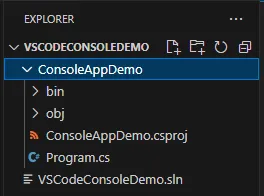 New console project created